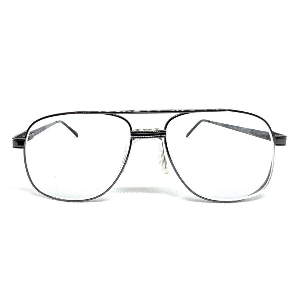 CAPRI PT55 GUNMETAL AUTHENTIC DESIGNER EYEGLASS FRAMES 56-20-145